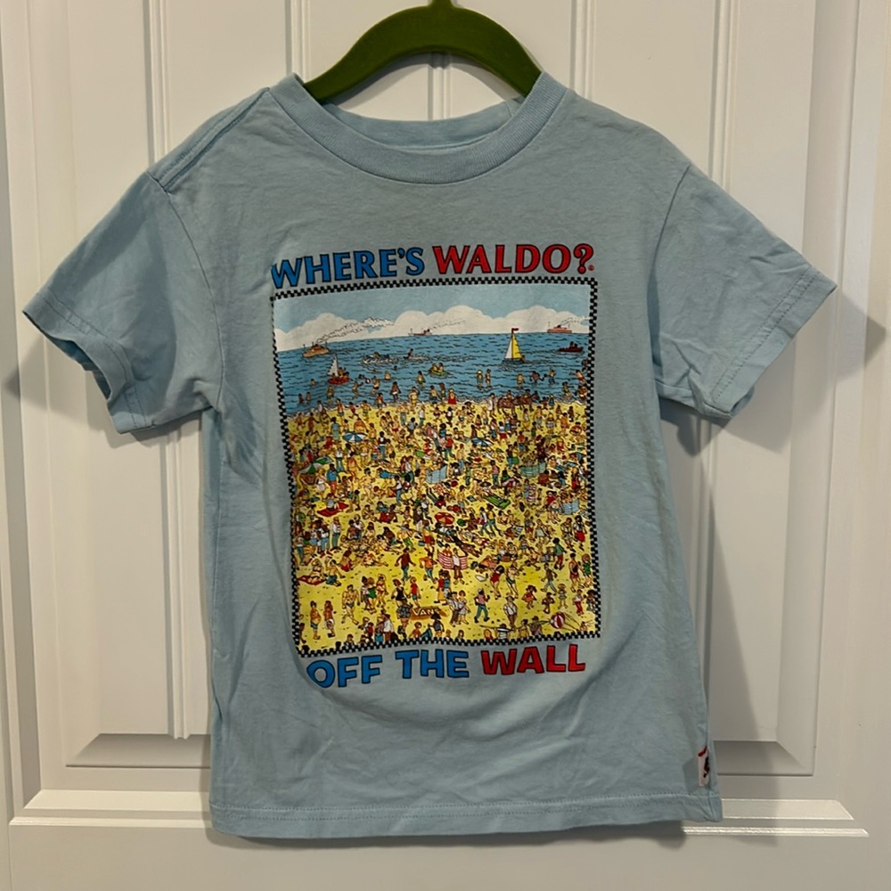 3t Vans where’s Waldo tee